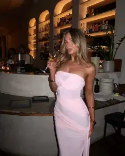 Natalie Rolt Miranda Gown Blossom Pink Size 3 / AU 12 for rent on The Volte - image 1