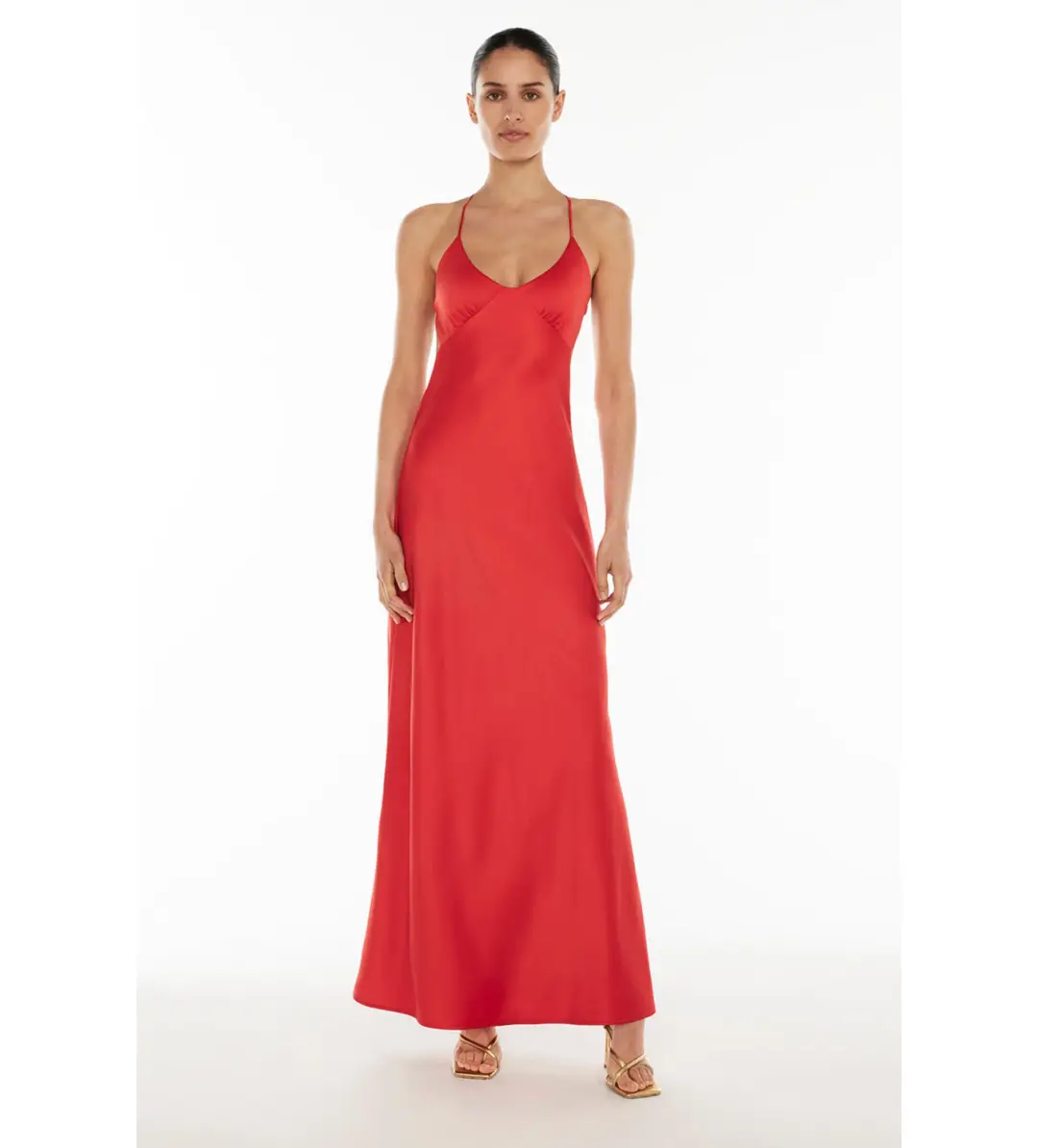 Manning Cartell Saturation Point Slip Dress Red Size 6 for rent on The Volte - main image