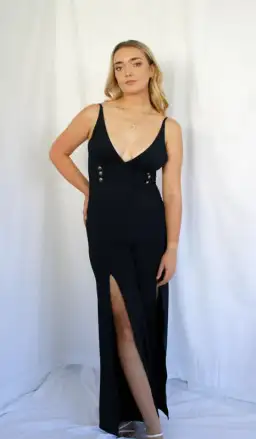 Amy Taylor Balmain Jumpsuit Black Size 1 / AU 8 for rent on The Volte - image 1