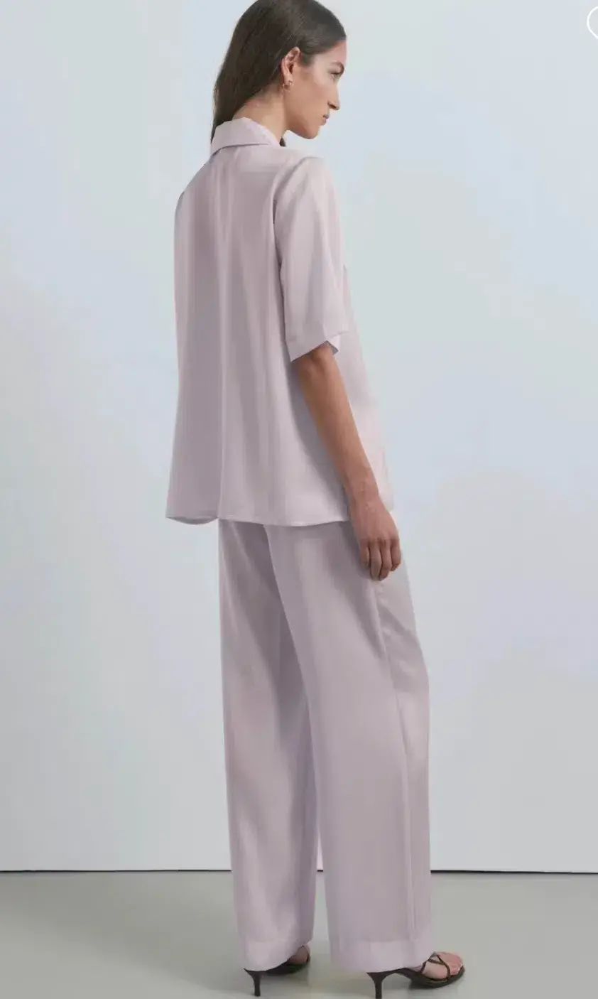 VIktoria & Woods Chorus Top & Pilor Pant Set Lilac Size 12 - Image 2