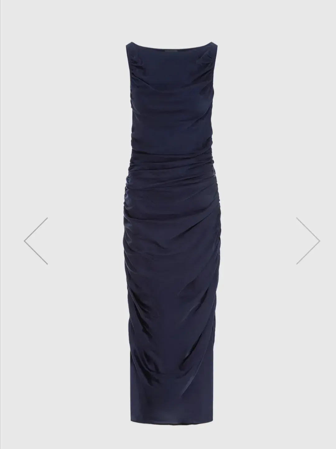 LeoLin Laura Midi-Dress Oxford Blue Size14 for rent on The Volte - main image