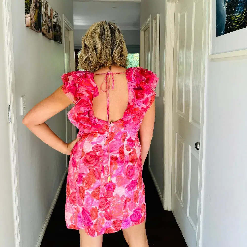 Aje Charmed Mini Dress Size 16 for rent on The Volte - main image