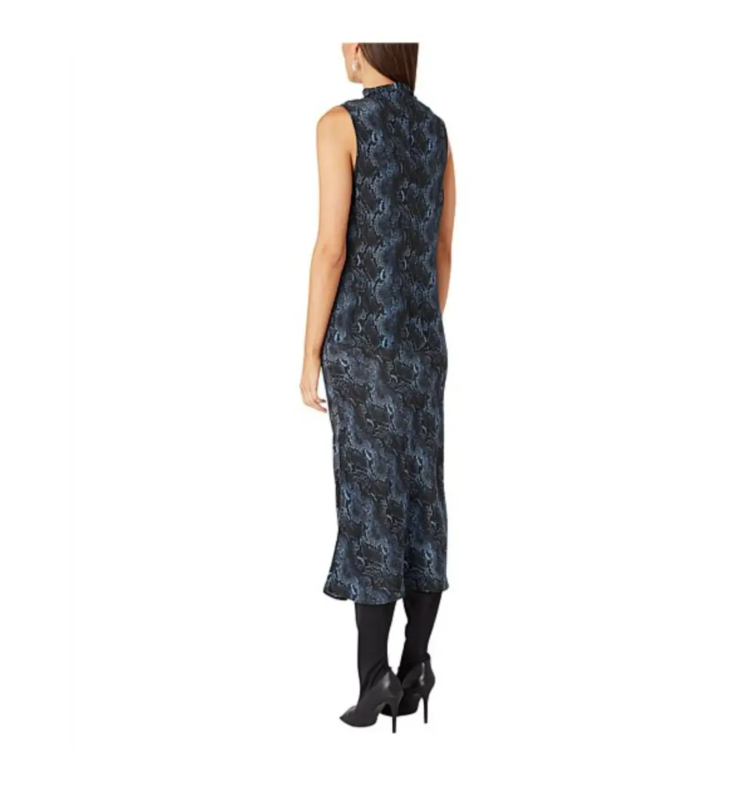 Camilla and Marc Safari Top And Skirt In Exotic Python Blue Size AU 14 for rent on The Volte - main image