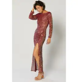 Winona Jiana Classic Dress Burgundy Size XS / AU 6 for rent on The Volte - image 2