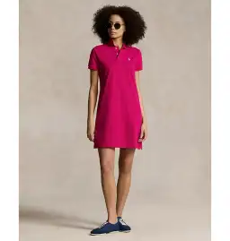Polo Ralph Lauren Mesh Mini Dress Pink Size AU 8 for rent on The Volte - image 1