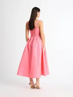 Sheike Jackie Midi Dress Pink Size 6 for rent on The Volte - image 3