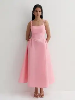 Sheike Jackie Midi Dress Pink Size 6 for rent on The Volte - image 1