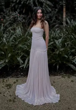 Helsa The Naomi Gown Barely Pink Size 10 for rent on The Volte - image 6