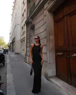 Asta Resort Natalia Long Maxi Dress in Black Sequin Size M / AU 10 for rent on The Volte - image 6