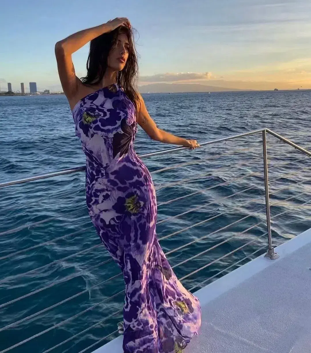 Rat and Boa Simonetta Dress Purple Size 8 /S for rent on The Volte - main image