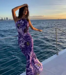 Rat and Boa Simonetta Dress Purple Size 8 /S for rent on The Volte - image 4