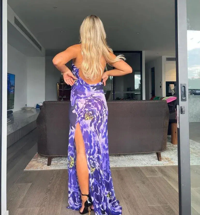 Rat and Boa Simonetta Dress Purple Size 8 /S for rent on The Volte - main image