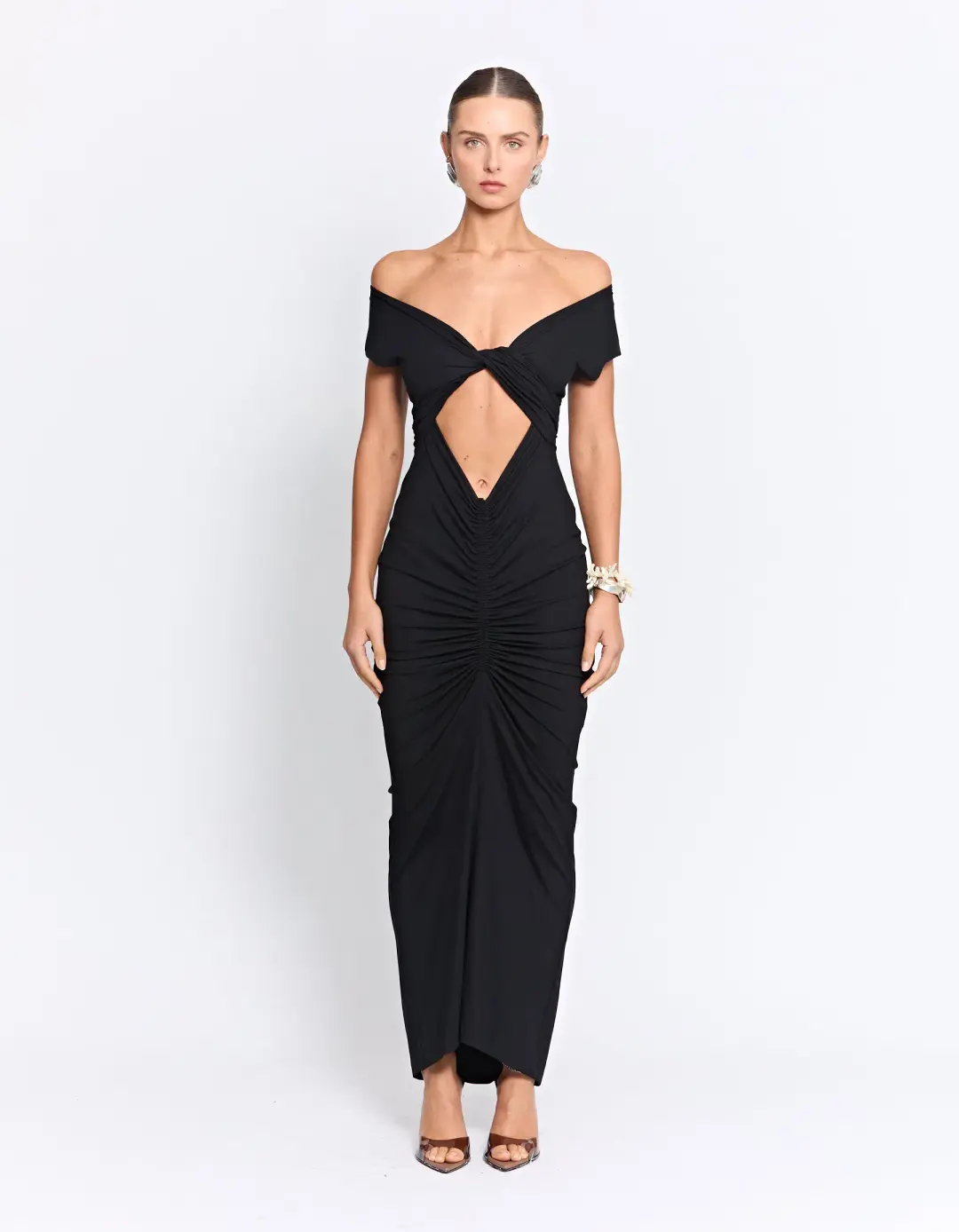 Pfeiffer Ramos Dress | Black Size S (8) for rent on The Volte - main image
