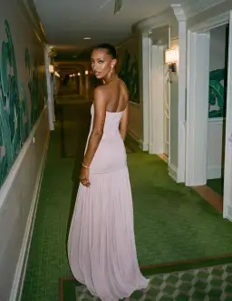 Helsa Studios The Naomi Dress Pink Size 6 for rent on The Volte - image 3