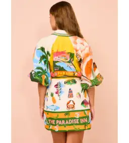 Alemais Paradiso Mini Dress Multi Size 8 for rent on The Volte - image 2