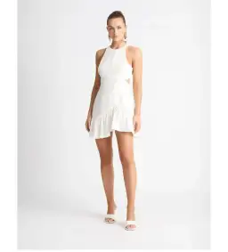 Sheike Isla Mini Dress White Size 10 for rent on The Volte - image 1