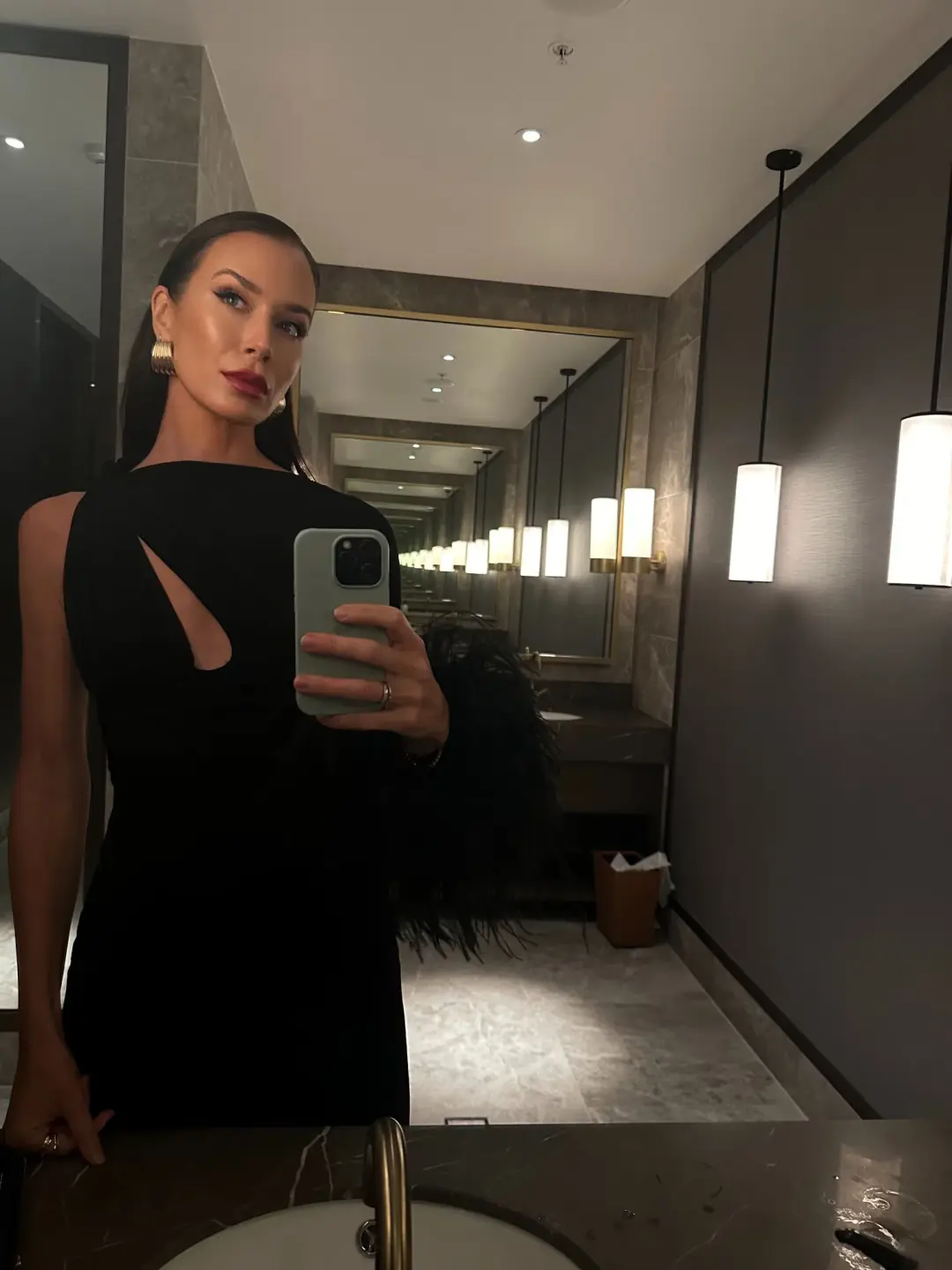 Rachel Gilbert Tanner Gown Black Size 8 for rent on The Volte - main image