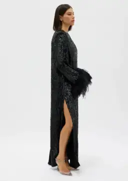 Rachel Gilbert Xanthy Gown Black Size 1 / AU 8 for rent on The Volte - image 2