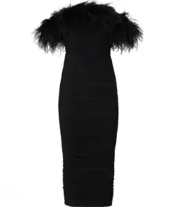 Rachel Gilbert Zion Midi Dress Black Size 2 / AU 10 for rent on The Volte - image 5