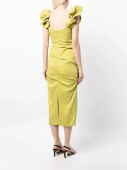Rachel Gilbert Kalina Dress Green Size 6 / AU 18 for rent on The Volte - image 3