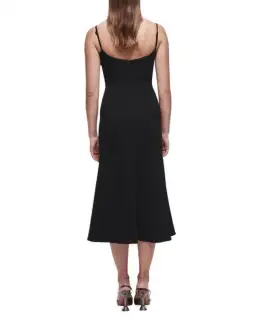 Rachel Gilbert Margot Midi Dress Black Size 3 / AU12 for rent on The Volte - image 2