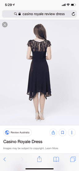 Casino royale navy dress size 10 for rent on The Volte - image 3