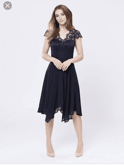 Casino royale navy dress size 10 for rent on The Volte - image 1