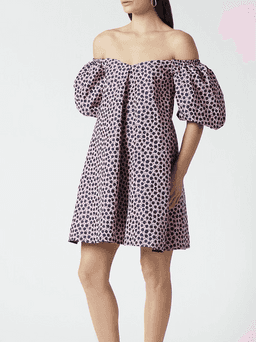 Scanlan Theodore Floral Trapeze Mini Dress Pink Size 6 for rent on The Volte - image 4