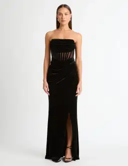 Sheike Trinity Maxi Dress Black Size 8 for rent on The Volte - image 1