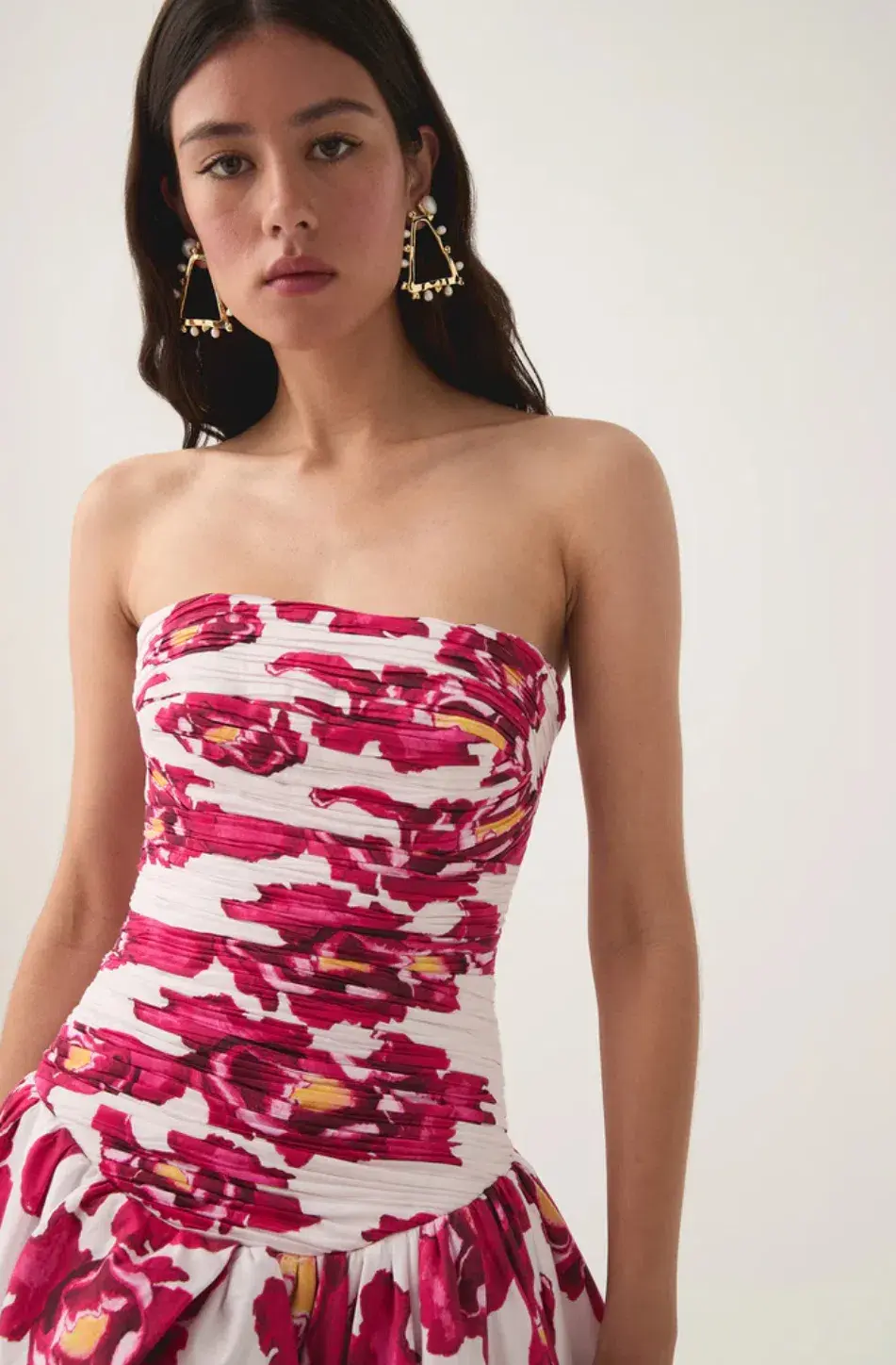 Aje Behold Maxi Dress Boldly Blooming Size 8 for rent on The Volte - main image