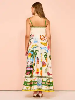 Alemais Paradiso Midi Sundress in Multi Size 8 for rent on The Volte - image 2