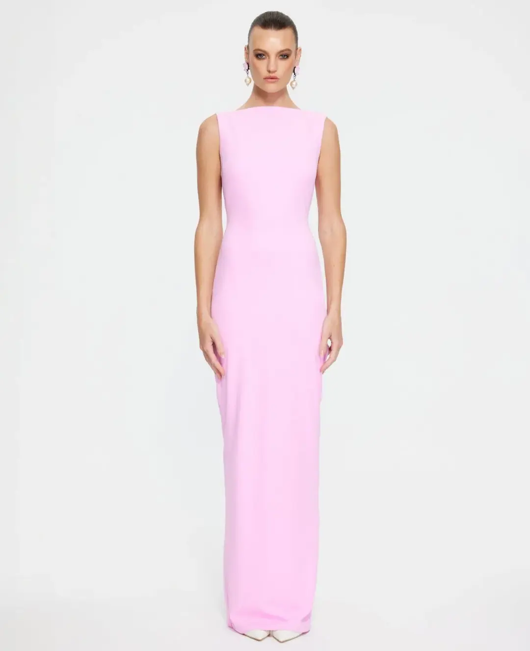 Effie Kats Verona Gown in Taffy Pink Size XS / AU 6 for rent on The Volte - main image
