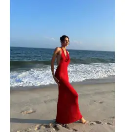 Asta Resort Klara Dress Rossa Size XS / AU 6 for rent on The Volte - image 3