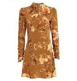 Zimmermann Resistance Silk Twist Mini Dress Floral Size 0 / AU 8 for rent on The Volte - image 5