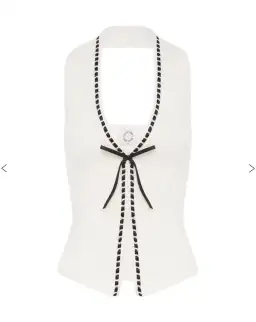 With Jean Gigi Top White Size AU 6 for rent on The Volte - image 1