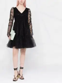 Zimmermann Ballet Tulle Mini Dress Black Size 1 / AU 10