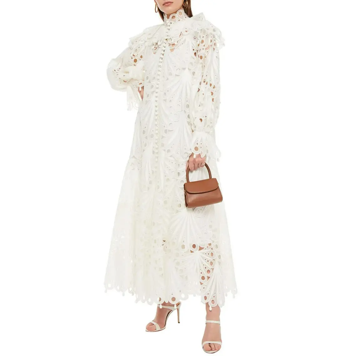 Zimmermann Glassy Bubble Gown Ivory Size 0 / AU 8 for rent on The Volte - main image
