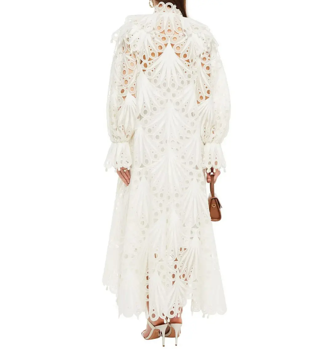 Zimmermann Glassy Bubble Gown Ivory Size 0 / AU 8 for rent on The Volte - main image