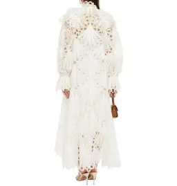 Zimmermann Glassy Bubble Gown Ivory Size 0 / AU 8 for rent on The Volte - image 2