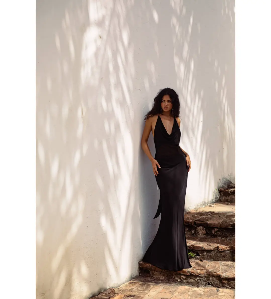 Rat & Boa Orchid Maxi Dress Black Size XS/6 for rent on The Volte - main image