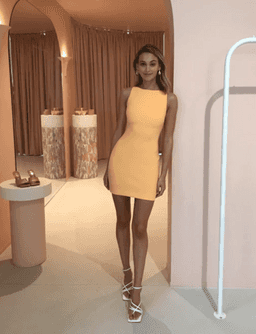 Bec & Bridge Raphaela Mini Dress Melon Size 8 for rent on The Volte - image 5