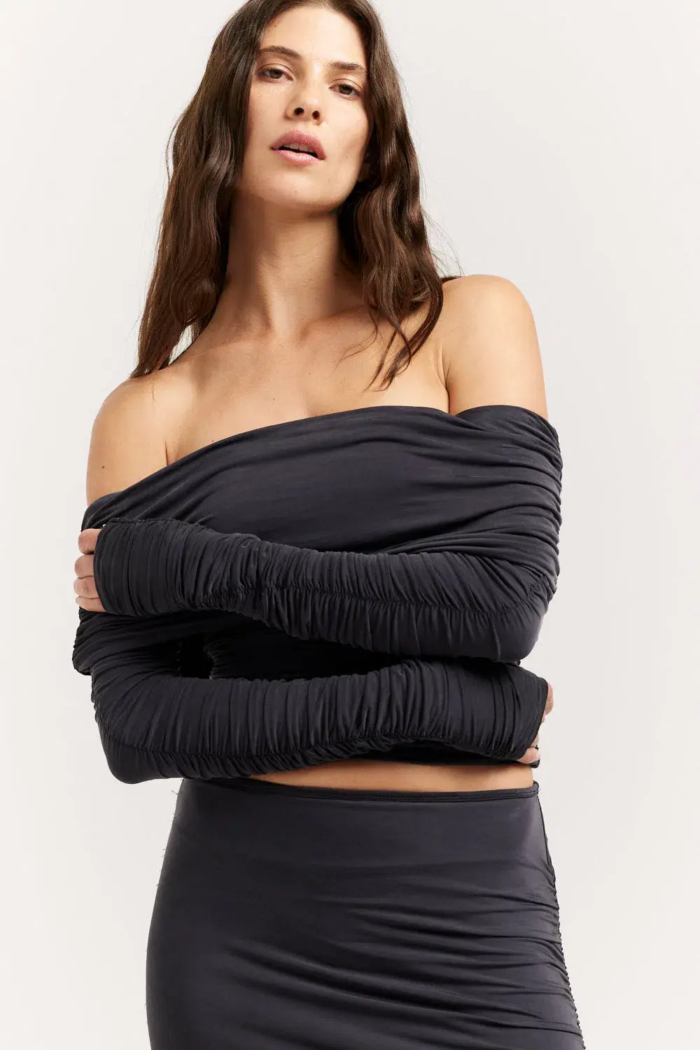 Henne Lauretta Top Navy Size XS /Au 6 for rent on The Volte - main image