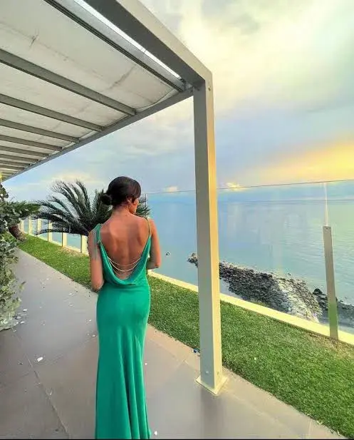 Rat & Boa Ophelia Dress Green Size 6 for rent on The Volte - main image