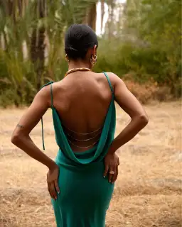 Rat & Boa Ophelia Dress Green Size 6 for rent on The Volte - image 4