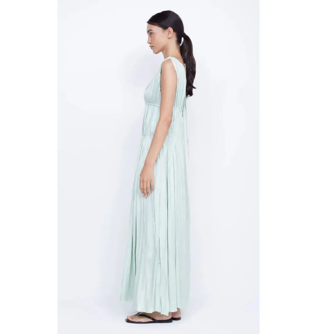 Bec & Bridge Louann Maxi Dress Mint Size AU 10 for rent on The Volte - main image