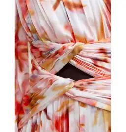 Acler Aurora Midi Dress Rouge Medley Print Size AU 10 for rent on The Volte - image 4