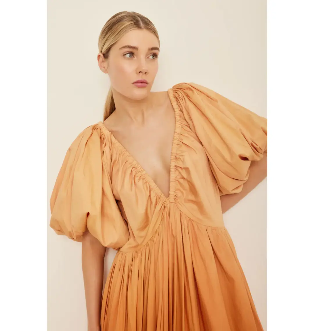 Rooh Collective Birthday Gown Orange Ombré Size AU 12 for rent on The Volte - main image