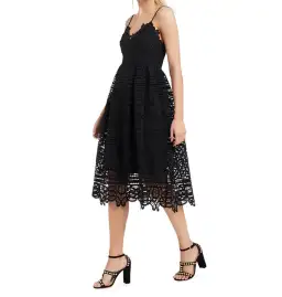 Seed Heritage Broderie Lace Dress Black Size AU 12 for rent on The Volte - image 1
