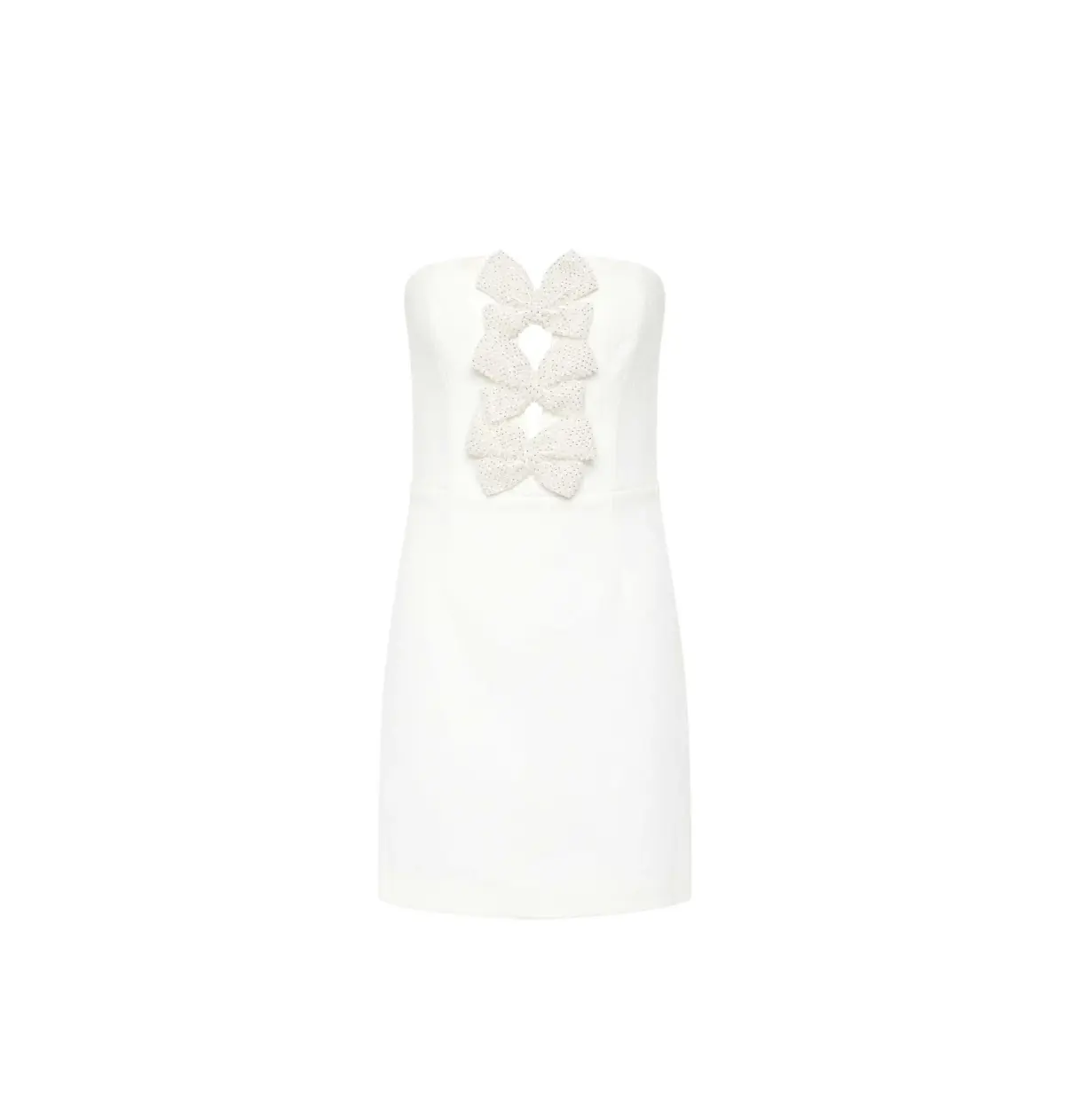 Rebecca Vallance Alicia Strapless Mini Dress White Size AU 8 - Image 4