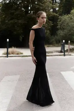 Sir The Label Indigo Twist Dress Black Size 14 for rent on The Volte - image 3